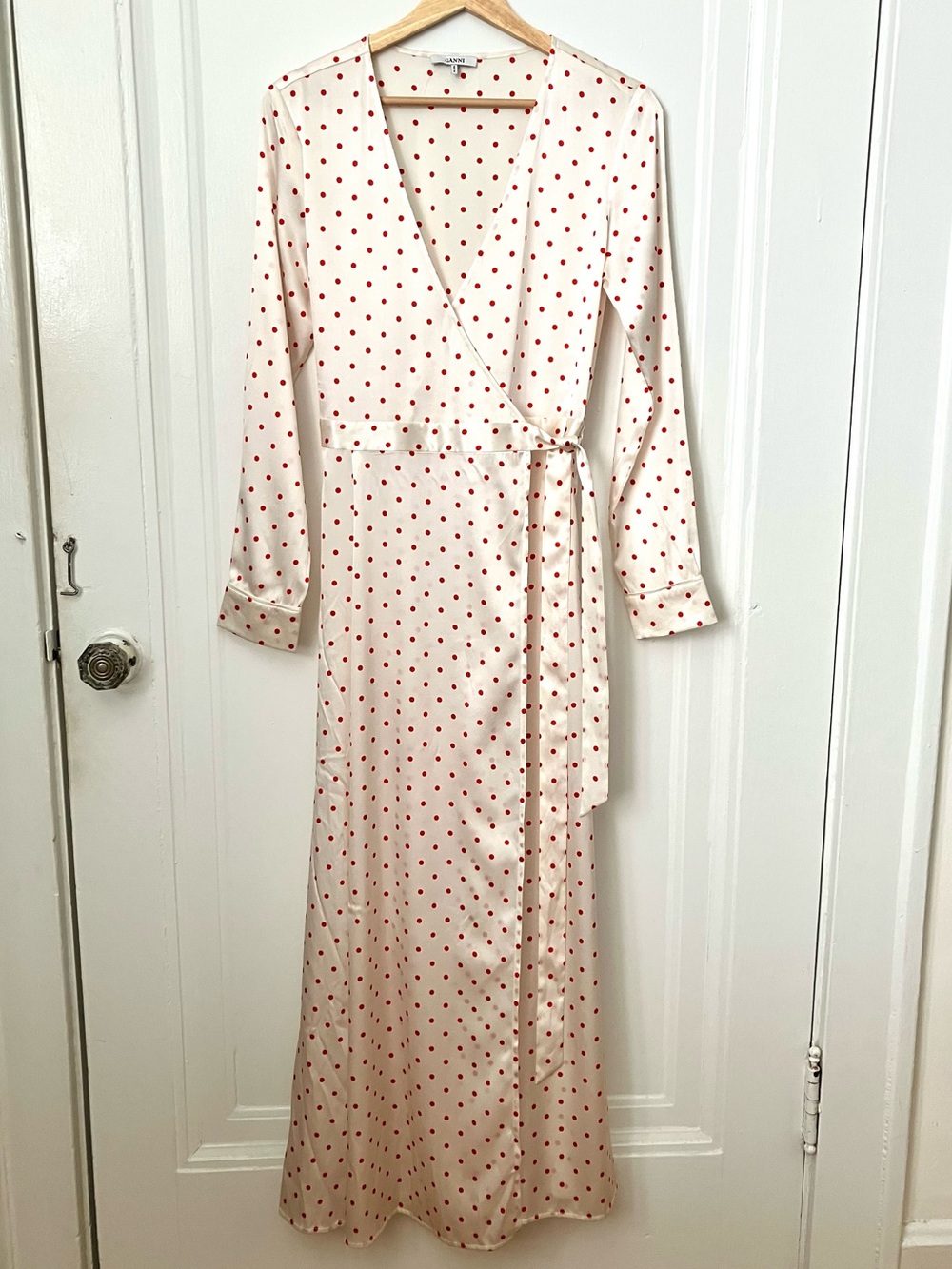 GANNI Dufort Silk Dress